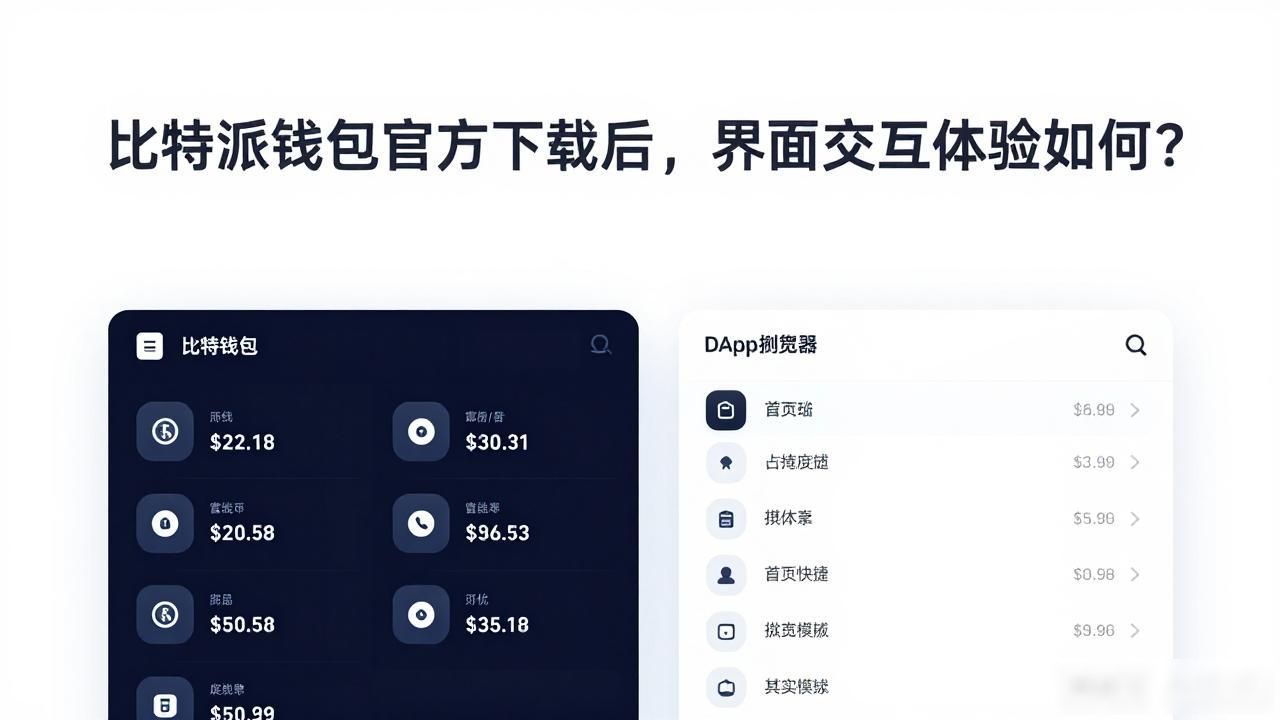 比特派钱包界面设计_比特派钱包app官方下载地址的交互与用户界面_比特派钱包下载