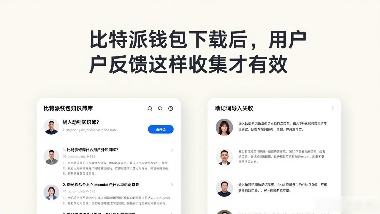 如何在比特派钱包app官方版下载中实施用户反馈?_用户反馈 产品迭代_比特派钱包app官方版 反馈入口