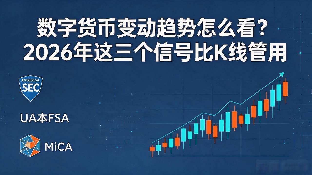 数字货币变动趋势怎么看？2026年这三个信号比K线管用