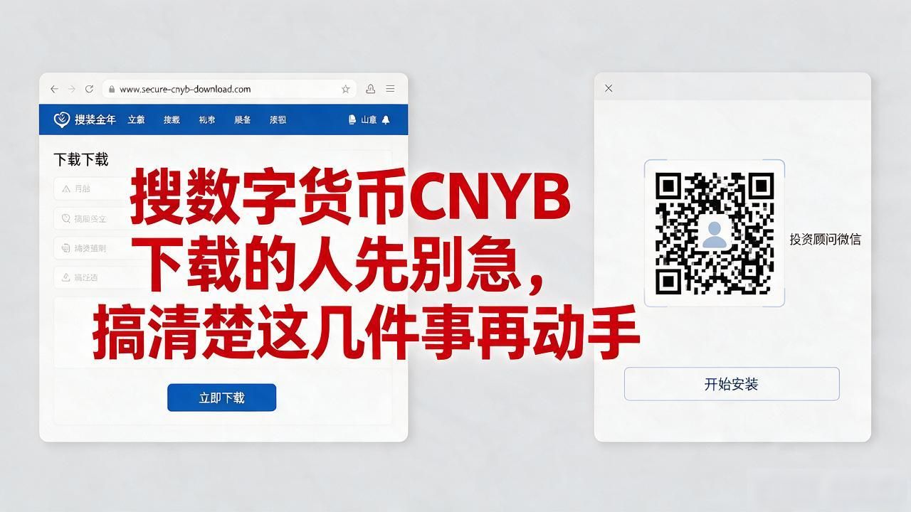 搜数字货币CNYB下载的人先别急，搞清楚这几件事再动手
