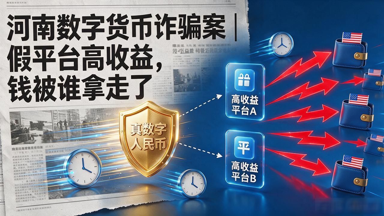 河南数字货币诈骗案｜假平台高收益，钱被谁拿走了