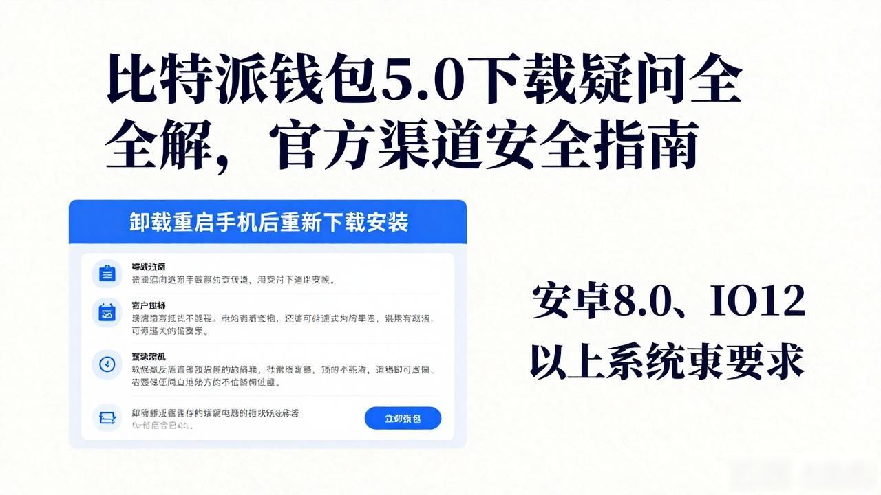 比特派钱包5.0官方下载地址_比特派钱包5.0官方下载的常见问题解答_比特派钱包5.0安装问题解决方法