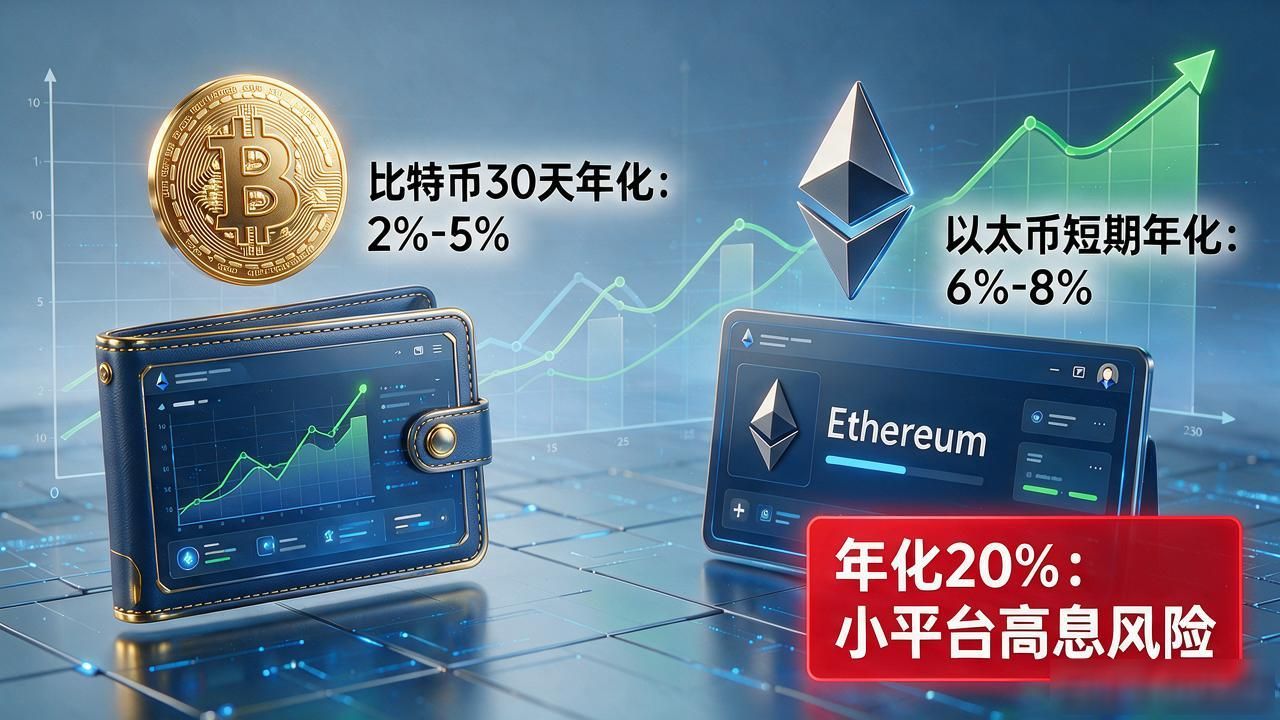 手里的币怎么存定期？数字货币定期存款利息真有那么高吗