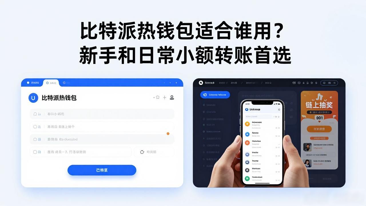 比特派热钱包适合谁用？新手和日常小额转账首选