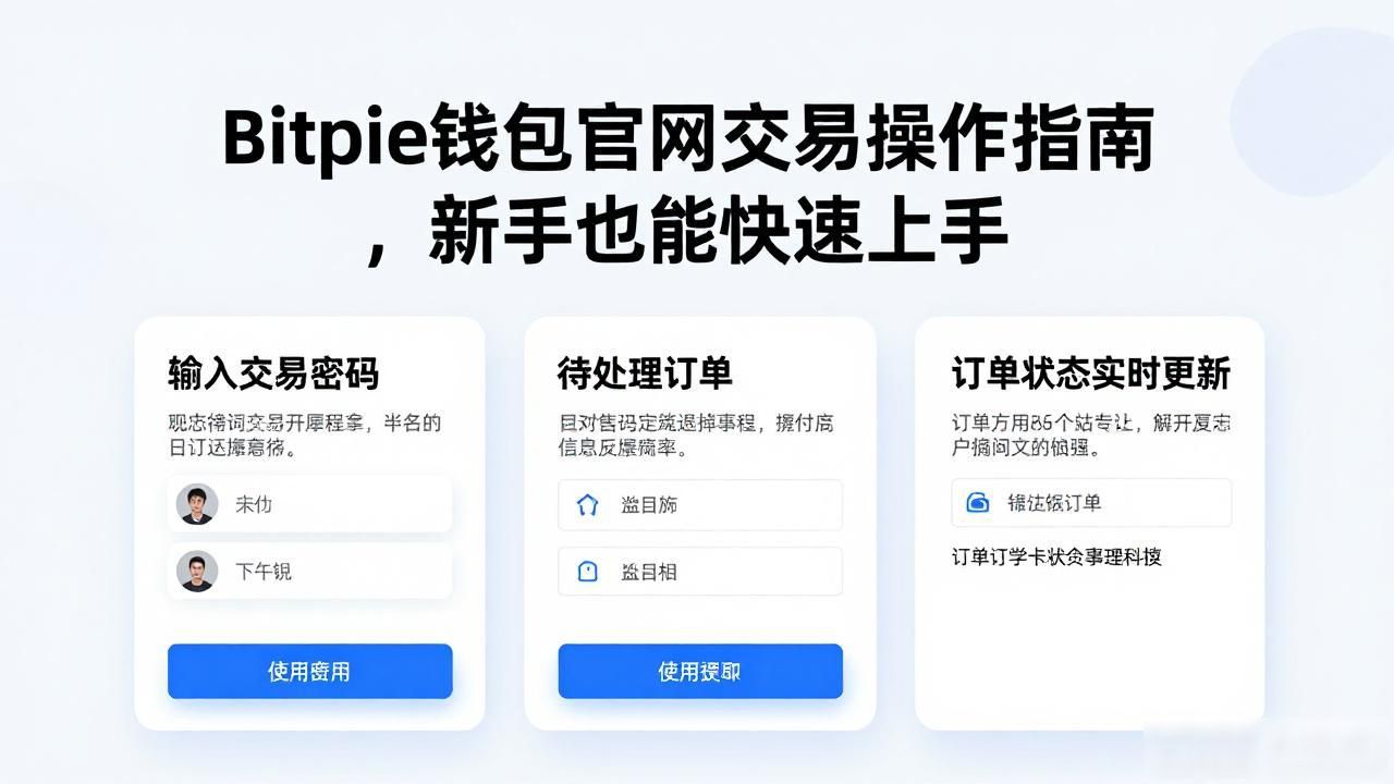 Bitpie钱包官网交易操作指南，新手也能快速上手