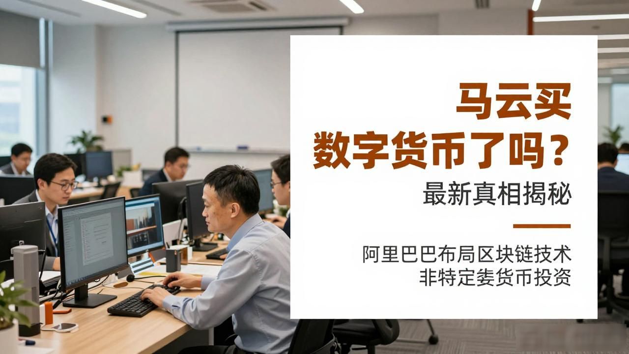 马云买数字货币了吗_马云是否购买数字货币的真实情况_马云对数字货币的态度