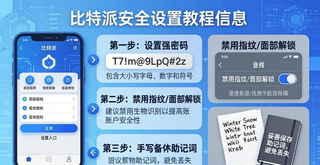 比特派最新版下载 安全设置三步搞定