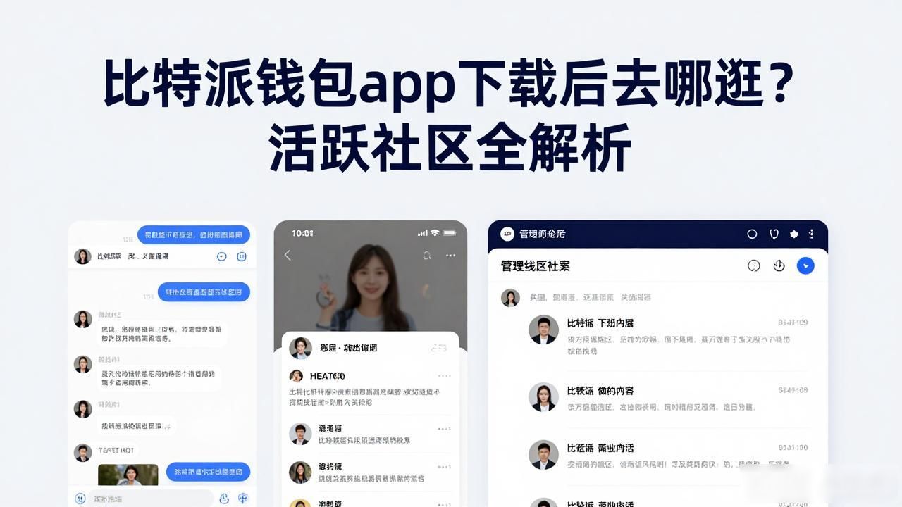比特派钱包app下载后去哪逛？活跃社区全解析
