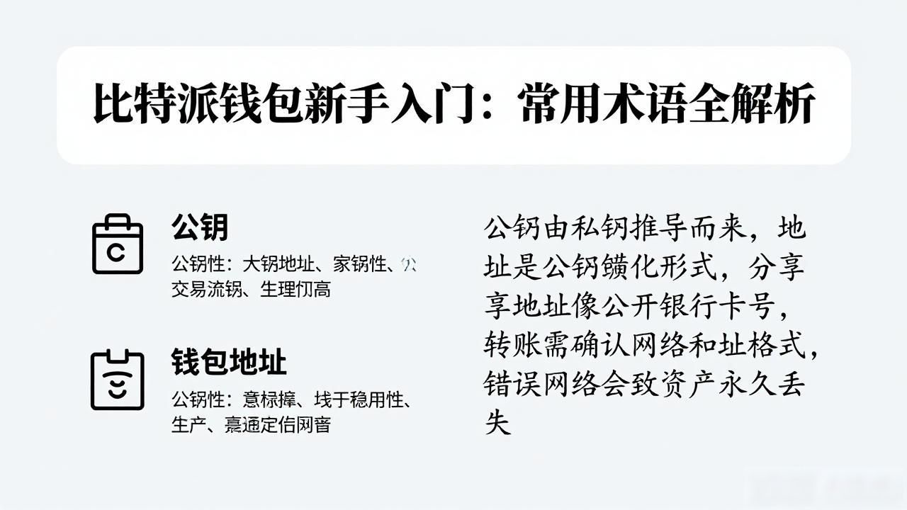 比特派钱包新手入门：常用术语全解析