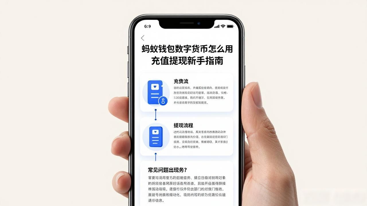 蚂蚁钱包数字货币怎么用 充值提现新手指南