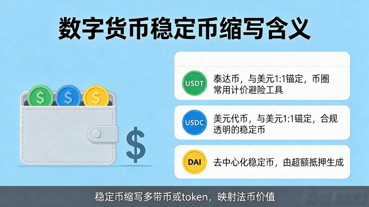 一文读懂数字货币英文缩写含义，新手收藏