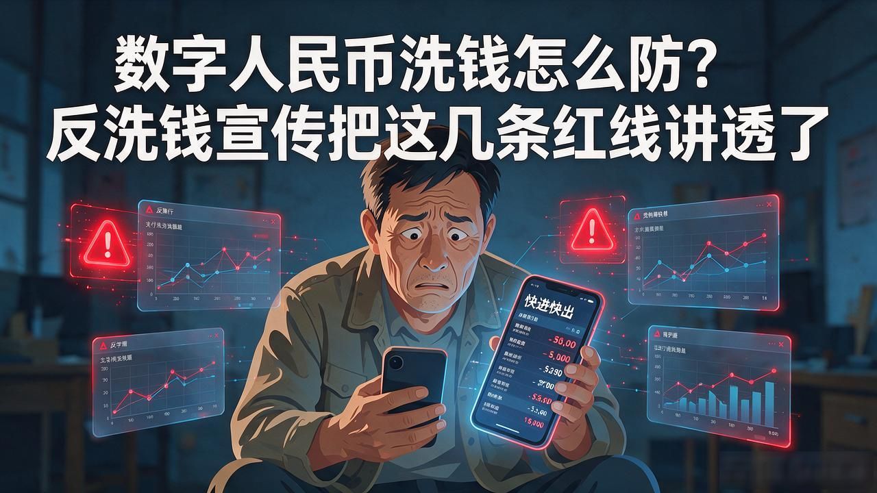 数字人民币洗钱怎么防？反洗钱宣传把这几条红线讲透了