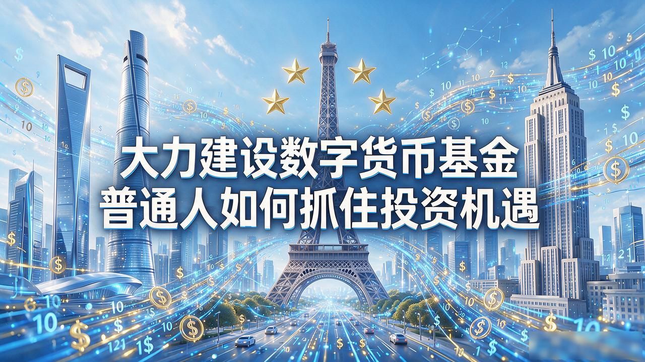 大力建设数字货币基金 普通人如何抓住投资机遇