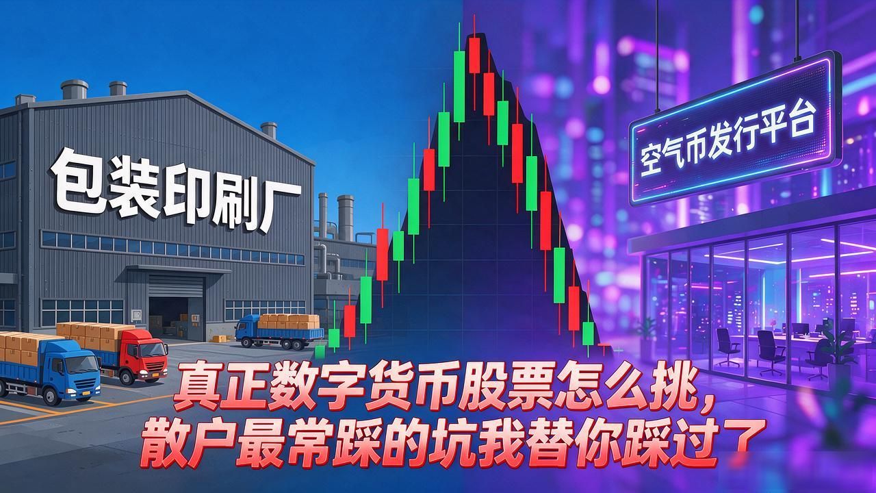 真正数字货币股票怎么挑，散户最常踩的坑我替你踩过了