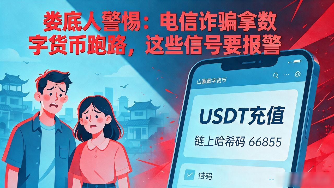 娄底人警惕：电信诈骗拿数字货币跑路，这些信号要报警