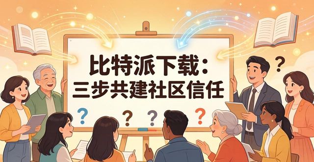 比特派下载：三步共建社区信任