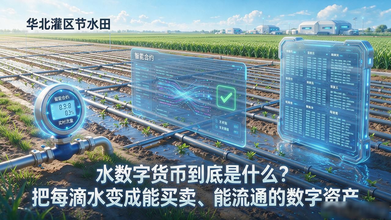 水数字货币到底是什么？把每滴水变成能买卖、能流通的数字资产