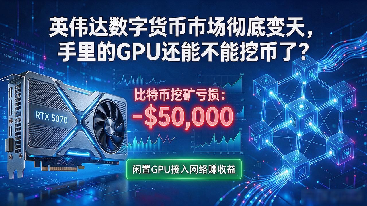 英伟达数字货币市场彻底变天，手里的GPU还能不能挖币了