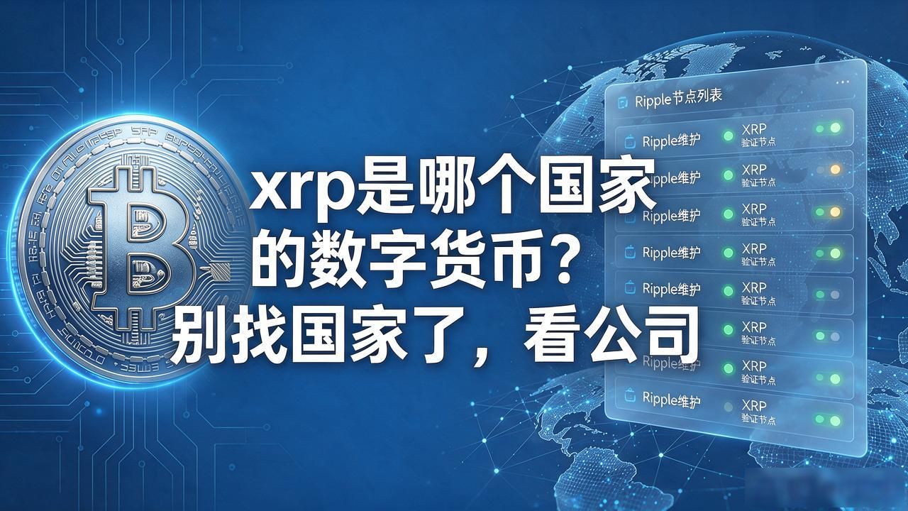 xrp是哪个国家的数字货币？别找国家了，看公司