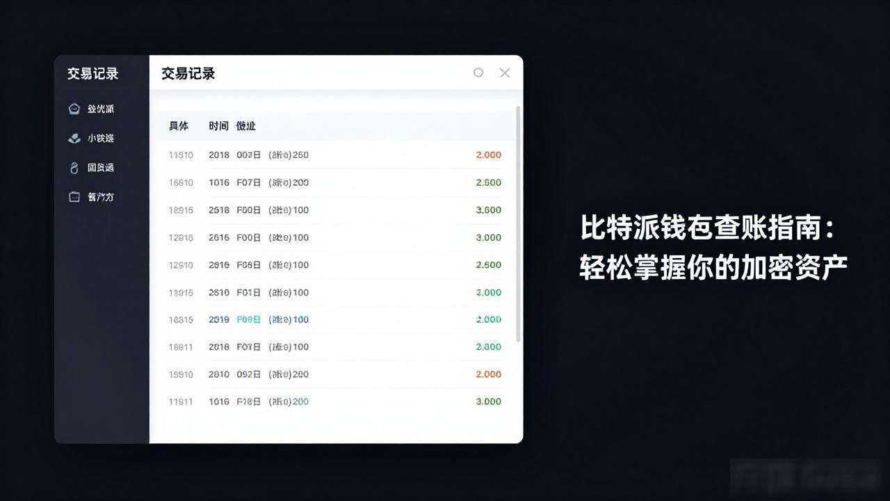 比特派钱包查账指南：轻松掌握你的加密资产