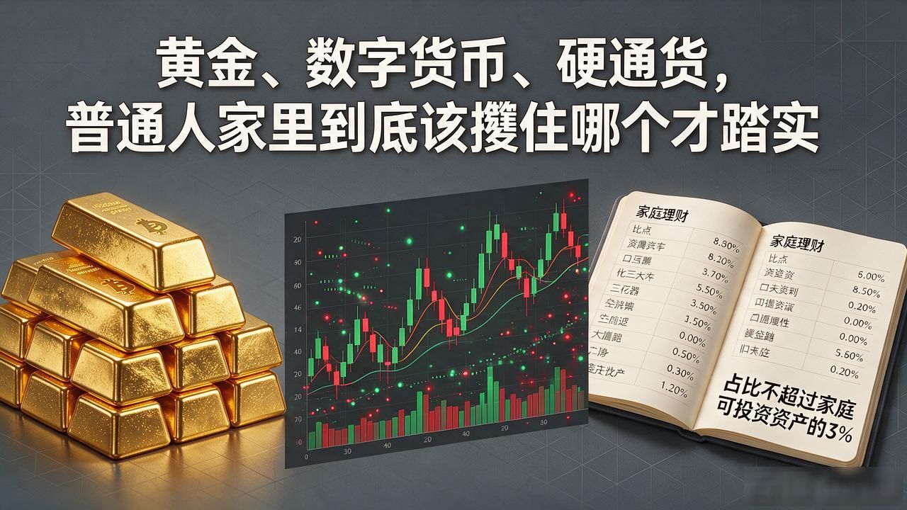 黄金、数字货币、硬通货，普通人家里到底该攥住哪个才踏实
