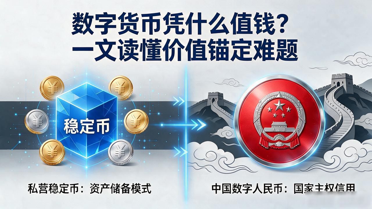 数字货币凭什么值钱？一文读懂价值锚定难题