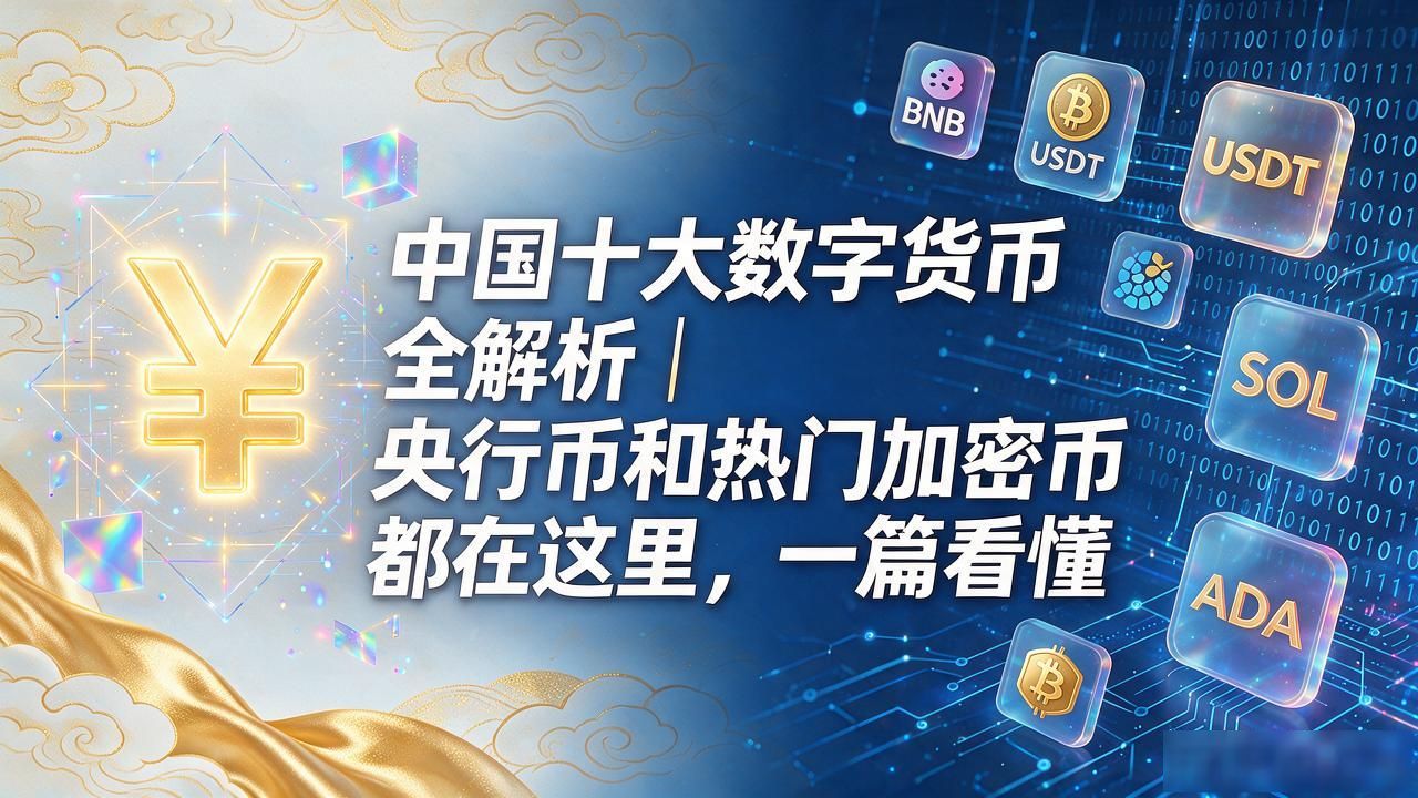 中国十大数字货币全解析｜央行币和热门加密币都在这里，一篇看懂