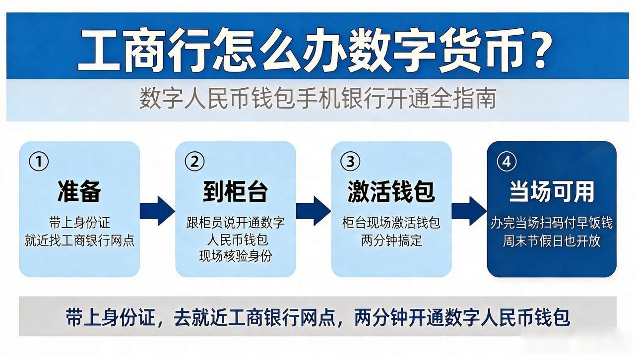 工商行怎么办数字货币？数字人民币钱包手机银行开通全指南