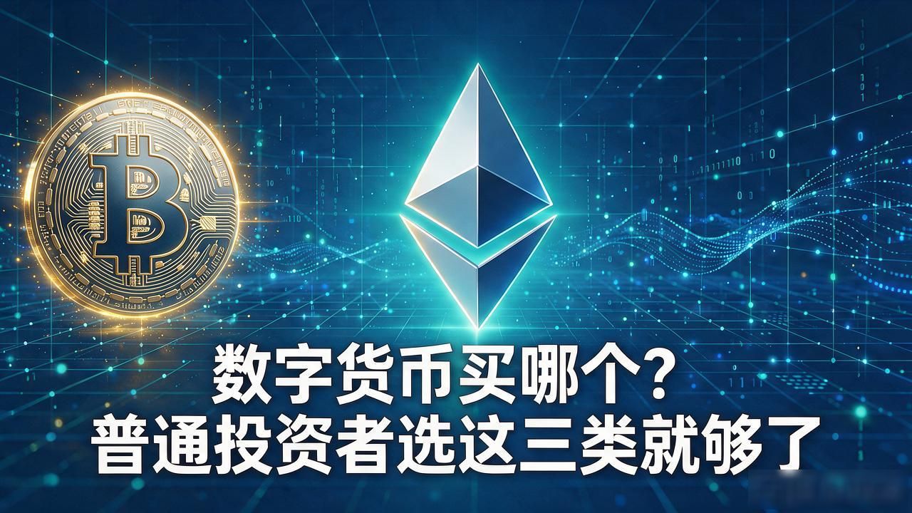 数字货币买哪个？普通投资者选这三类就够了