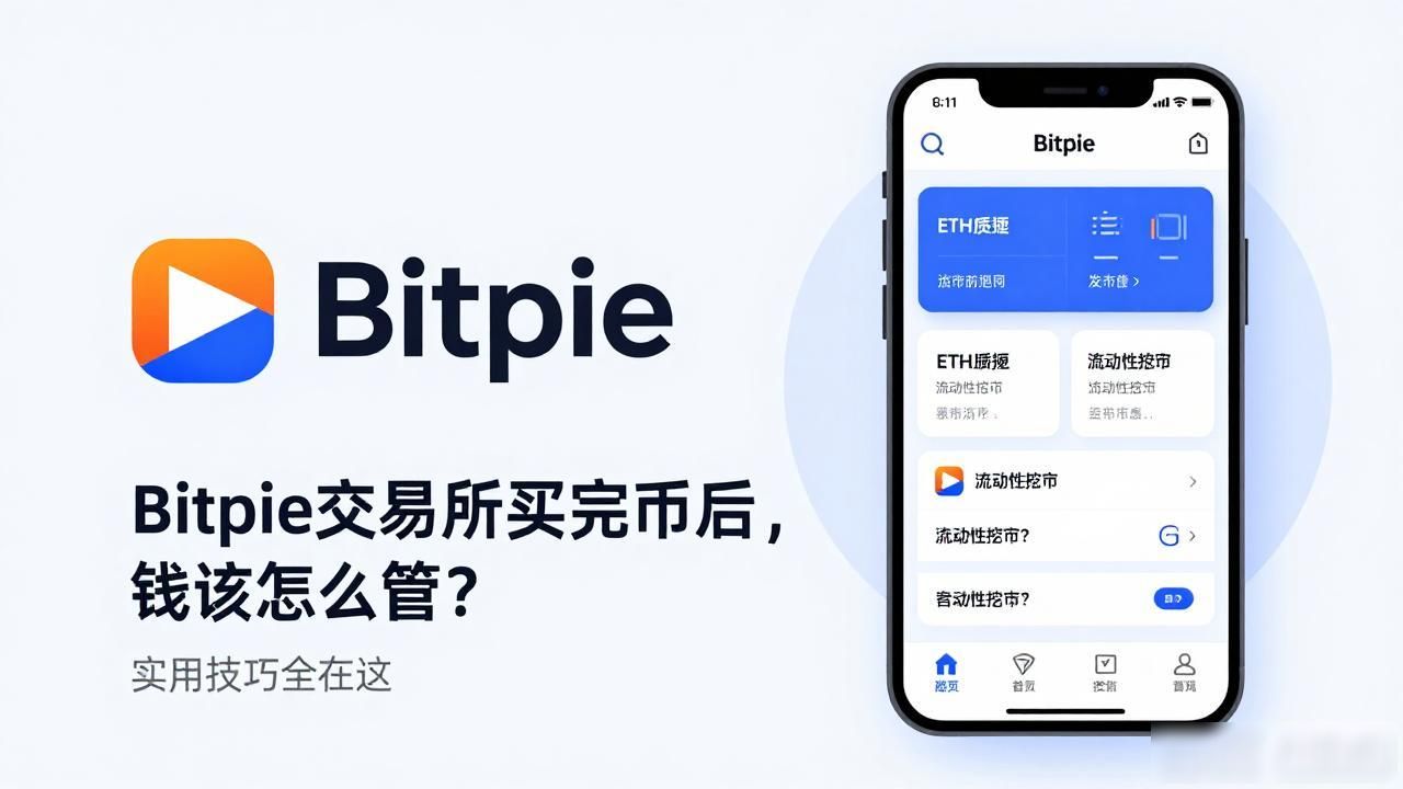 Bitpie交易所买完币后，钱该怎么管？实用技巧全在这