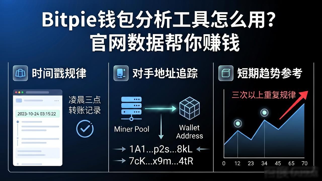 Bitpie钱包分析工具怎么用？官网数据帮你赚钱