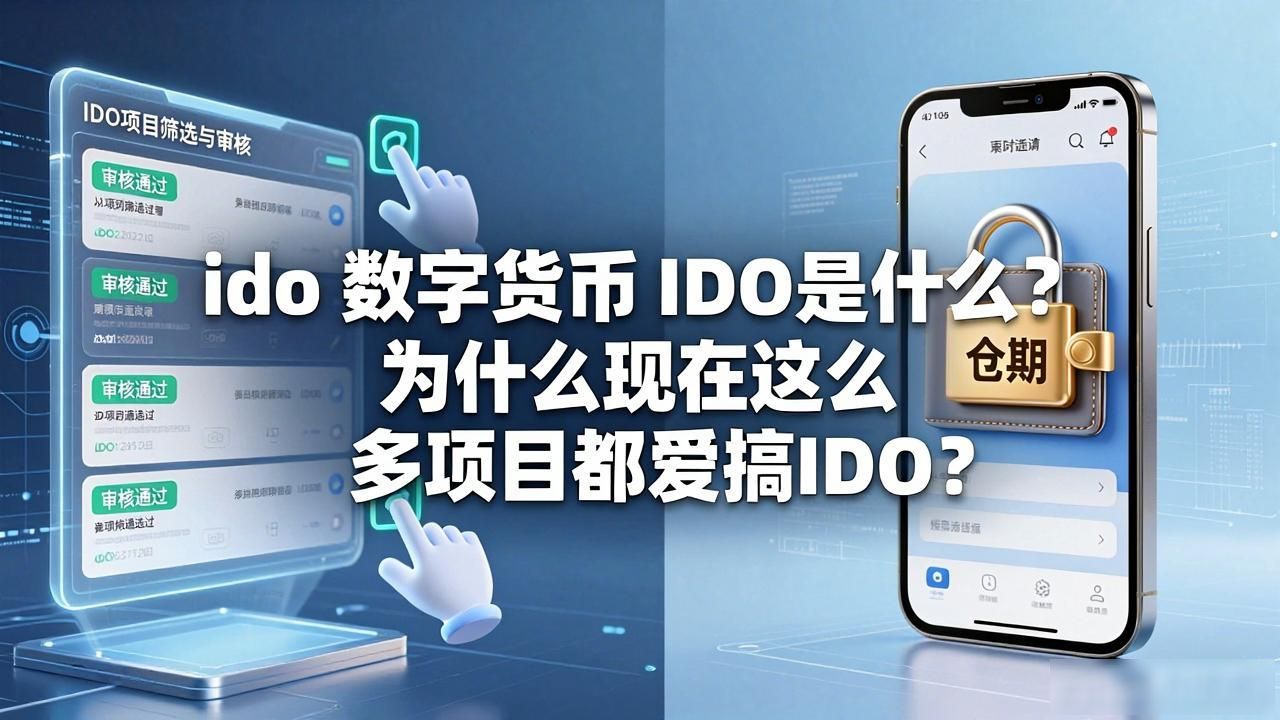ido 数字货币 IDO是什么？为什么现在这么多项目都爱搞IDO？