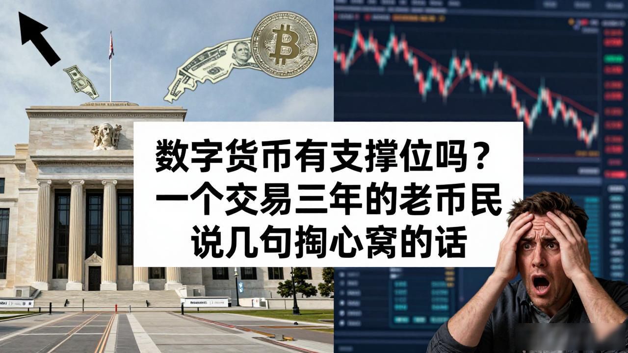数字货币有支撑位吗？一个交易三年的老币民说几句掏心窝的话