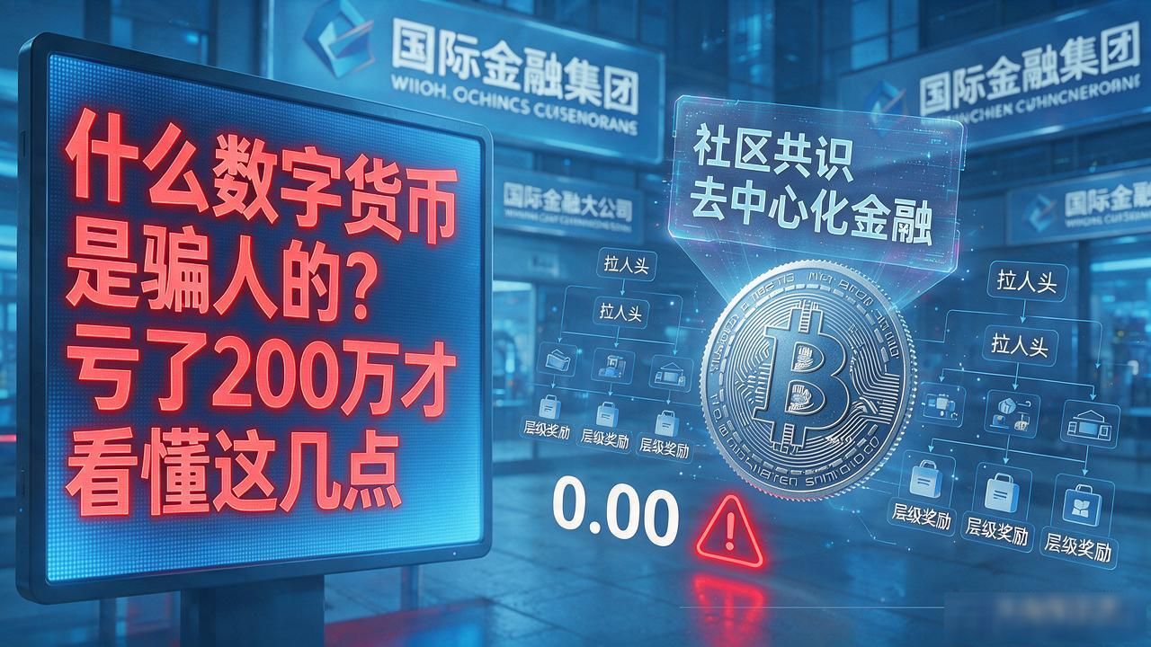 什么数字货币是骗人的？亏了200万才看懂这几点