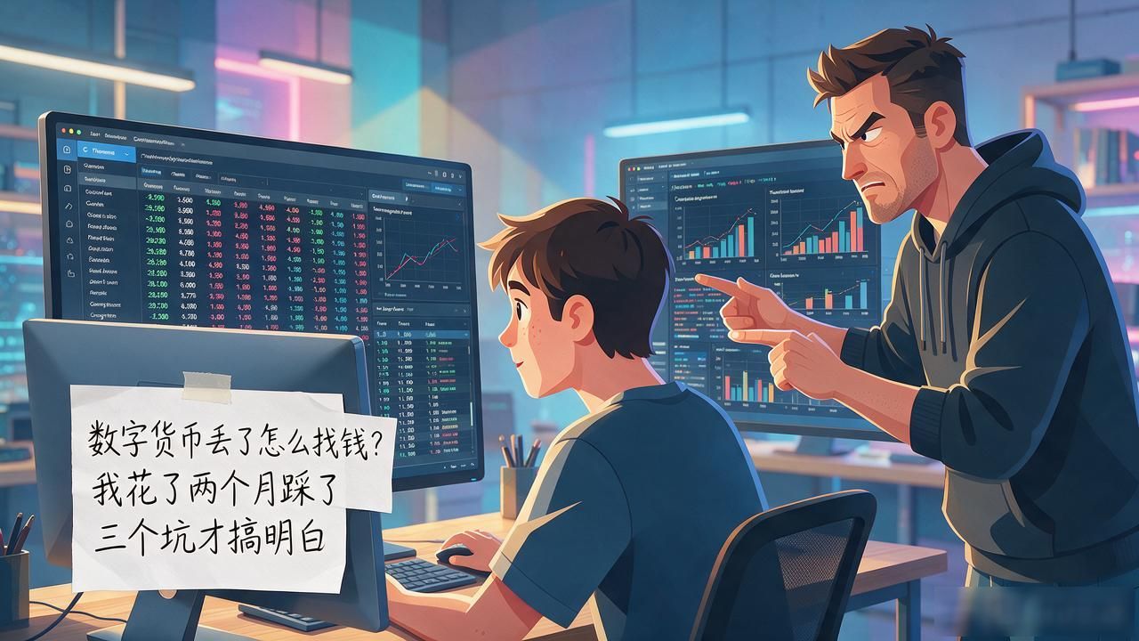 数字货币丢了怎么找钱？我花了两个月踩了三个坑才搞明白