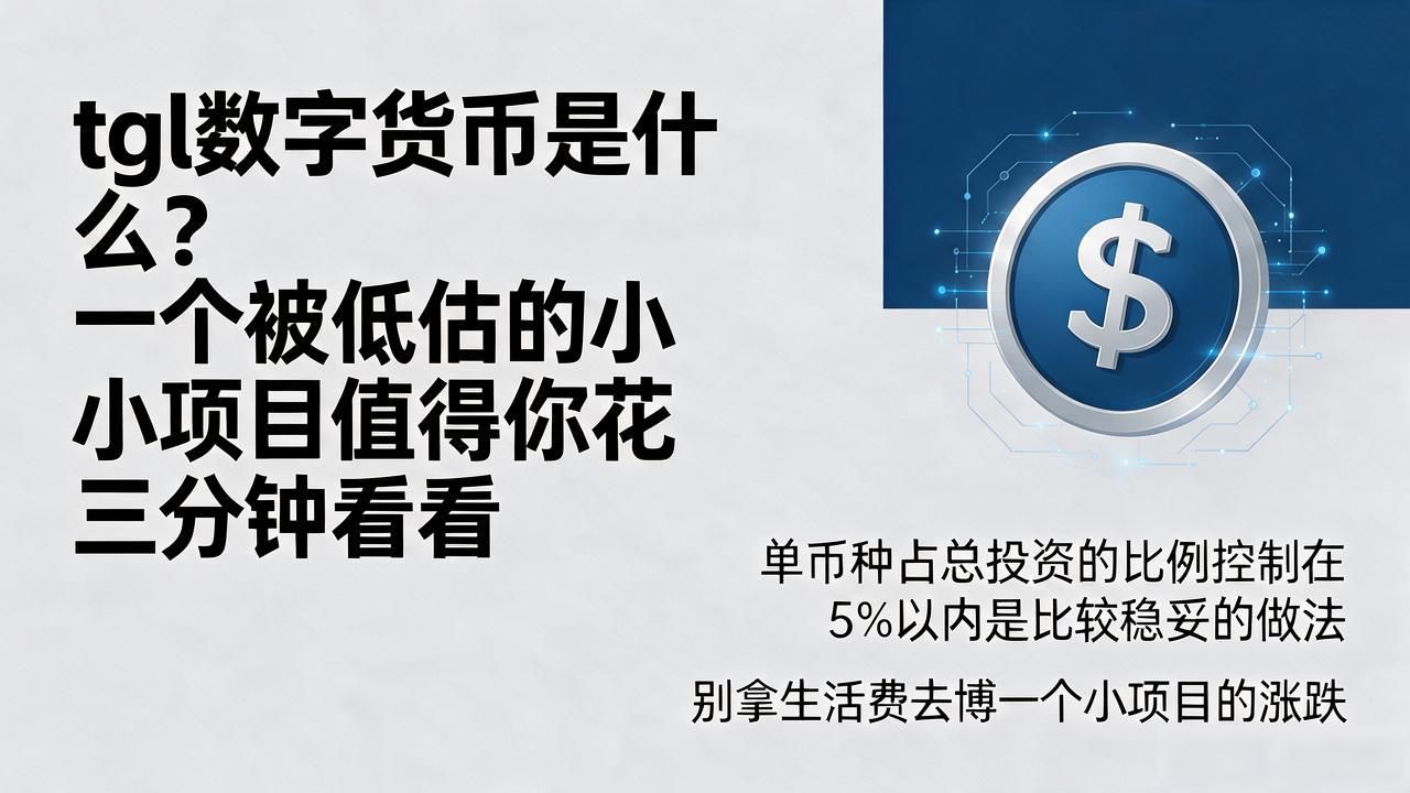 tgl数字货币是什么？一个被低估的小项目值得你花三分钟看看