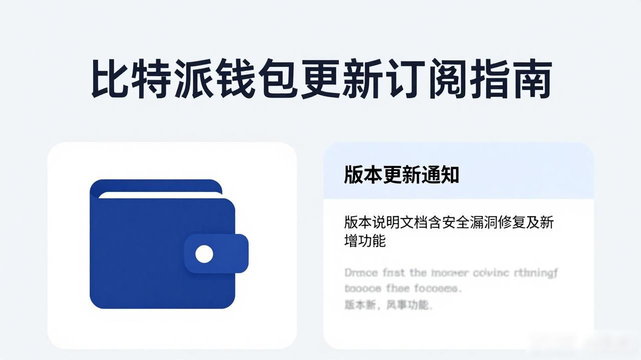 如何通过邮件订阅获得比特派钱包下载消息_比特派版本更新通知_比特派钱包邮件订阅
