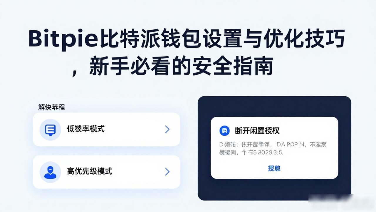 Bitpie钱包助记词安全设置_Bitpie比特派钱包的设置与优化技巧_Bitpie钱包多链网络优化策略