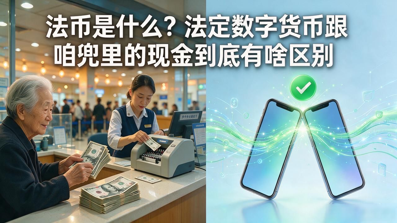 法币是什么？法定数字货币跟咱兜里的现金到底有啥区别