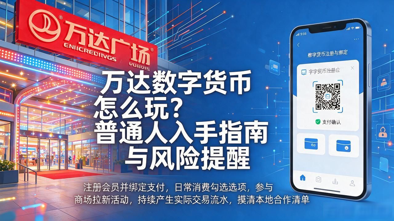 万达数字货币怎么玩？普通人入手指南与风险提醒