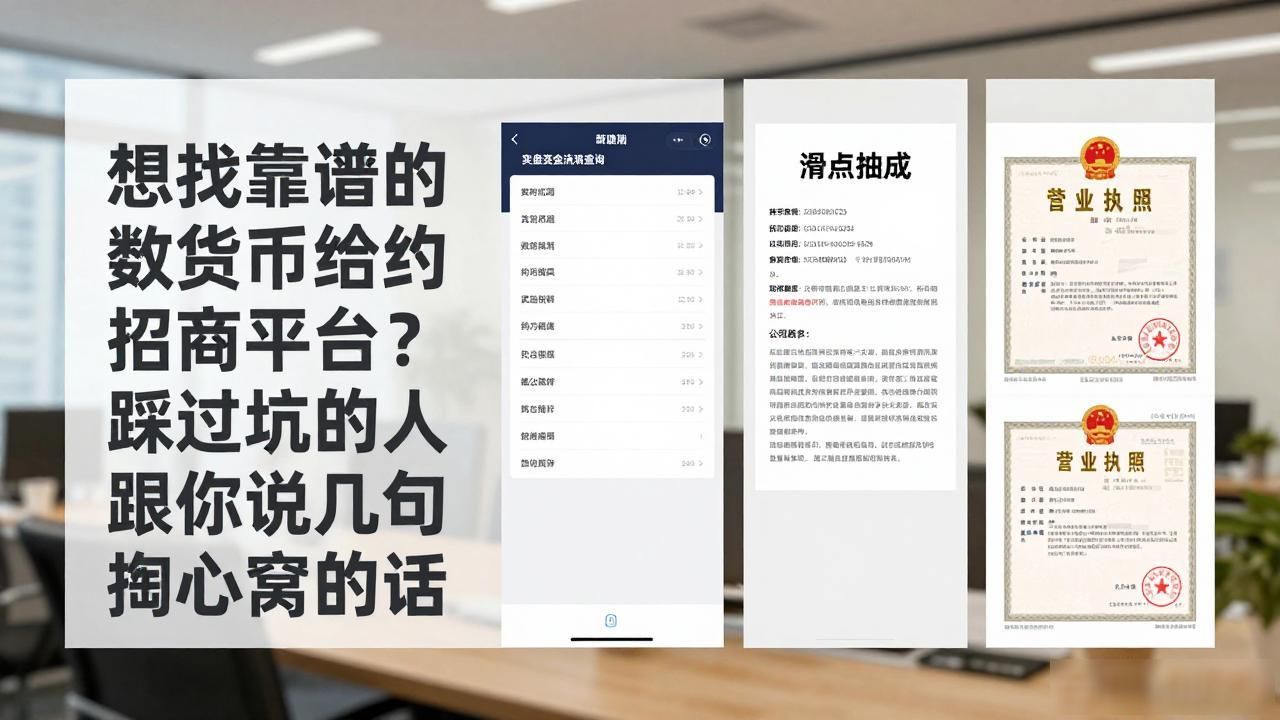 想找靠谱的数字货币合约招商平台？踩过坑的人跟你说几句掏心窝的话