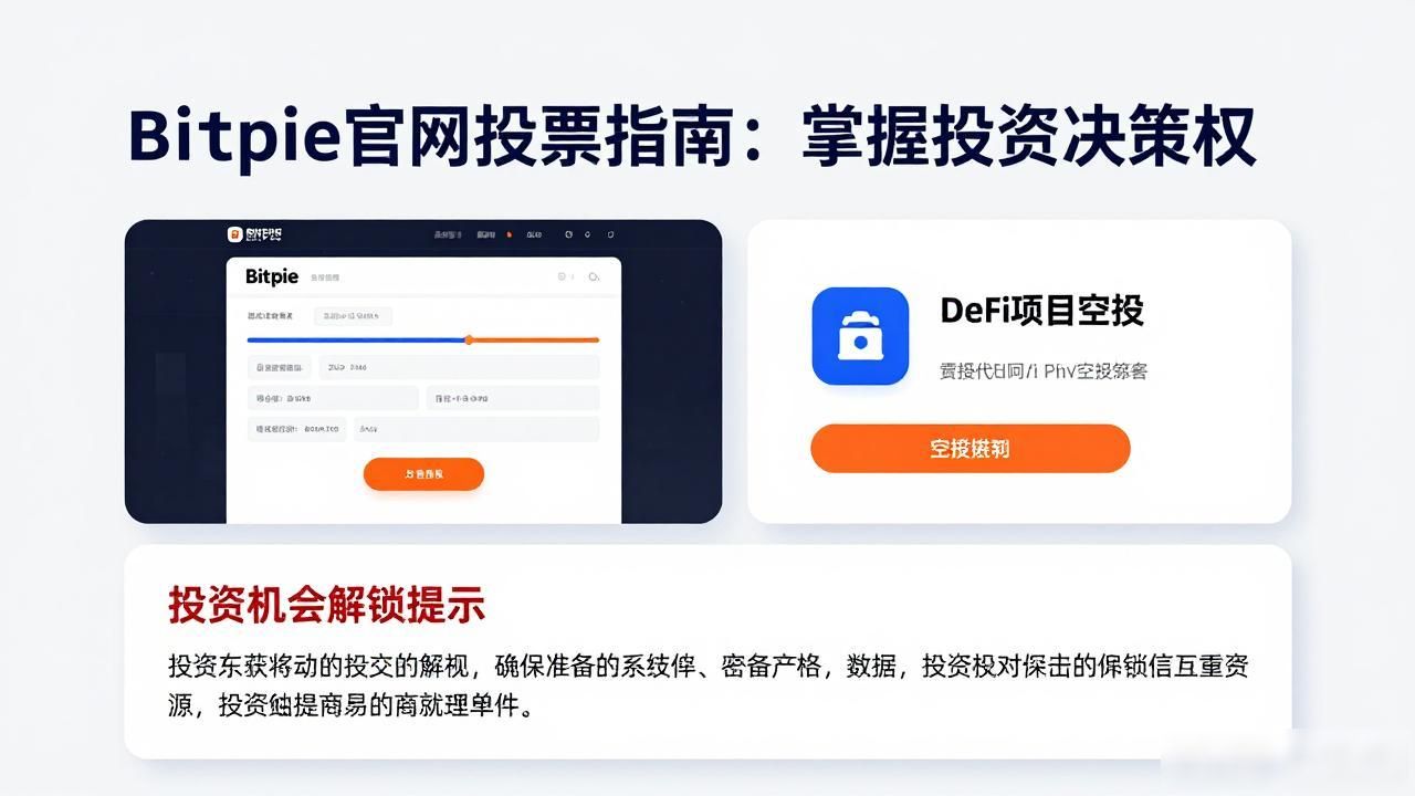 Bitpie社区治理投票_如何通过bitpie官网参与社区投票,获取更多投资机会与决策创造的权利?_参与DeFi项目决策