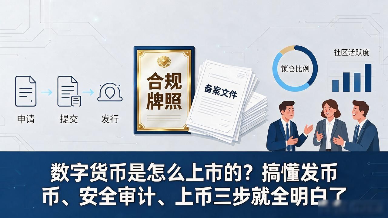 数字货币是怎么上市的_发币到上币核心环节_数字货币上市完整流程