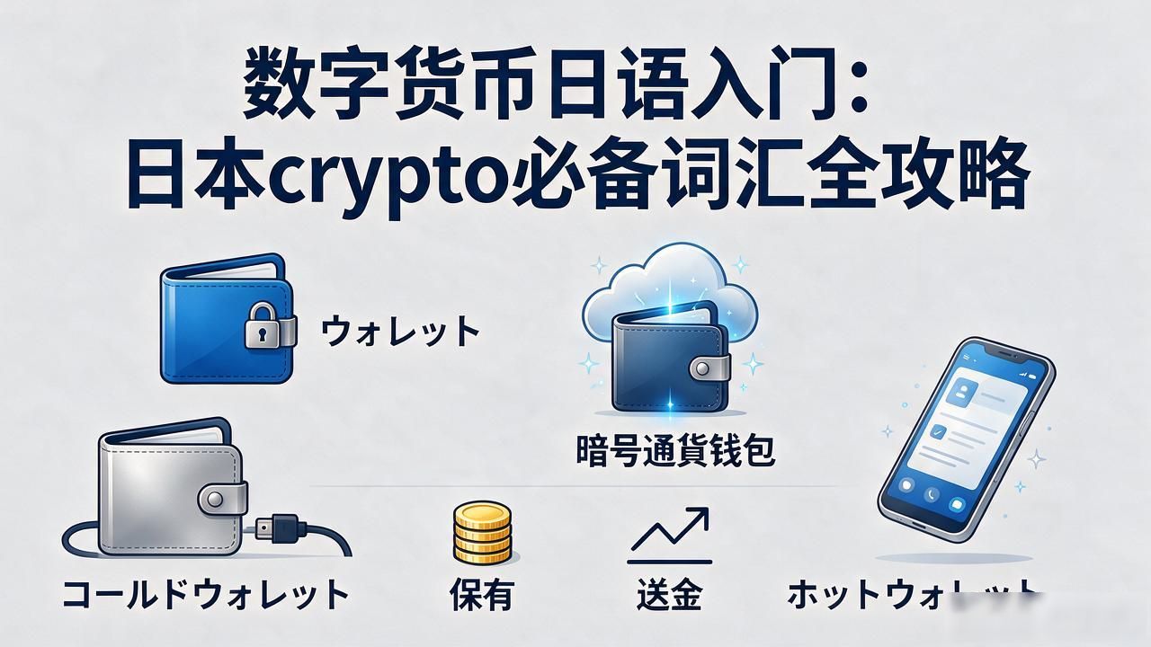 数字货币日语入门：日本crypto必备词汇全攻略