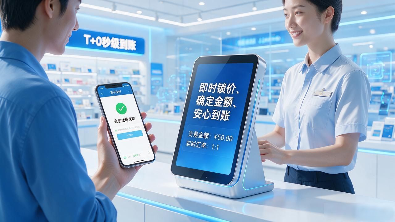数字货币服务商家，门店怎么接收款、跑通结算，关键就这几步