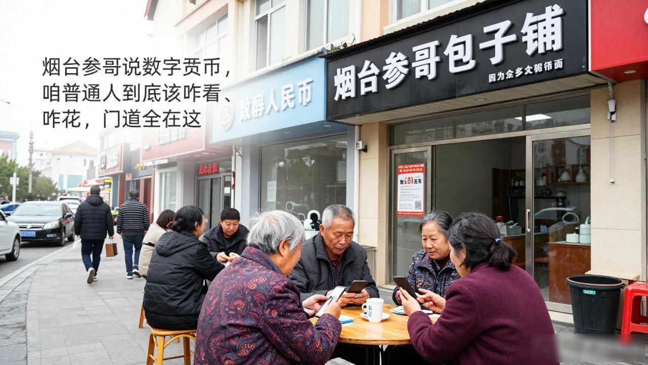 烟台参哥说数字货币，咱普通人到底该咋看、咋花，门道全在这