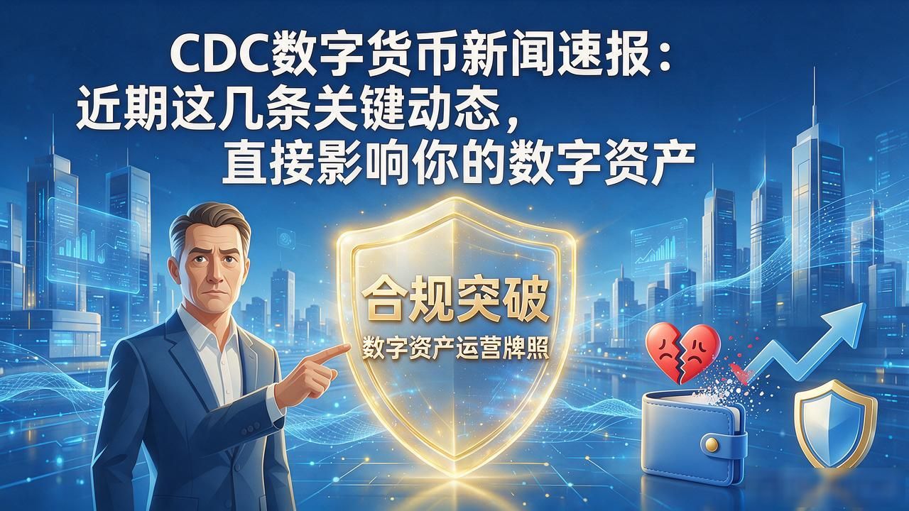 CDC数字货币新闻速报：近期这几条关键动态，直接影响你的数字资产