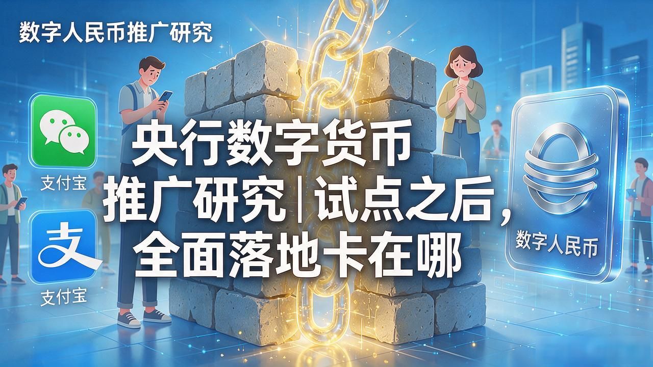 央行数字货币推广研究｜试点之后，全面落地卡在哪