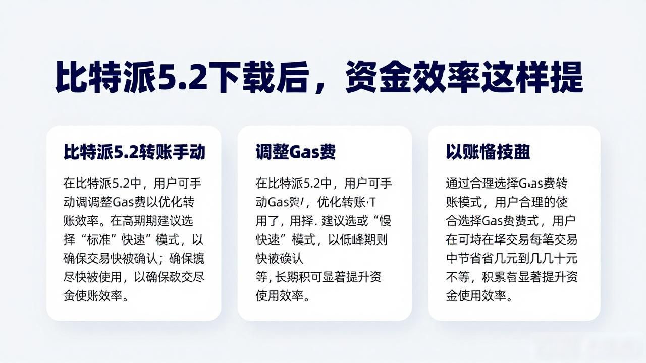 如何在比特派钱包5.2下载中提升资金效率?_比特派钱包5.2版本合理配置资产_比特派钱包5.2版本提升资金效率