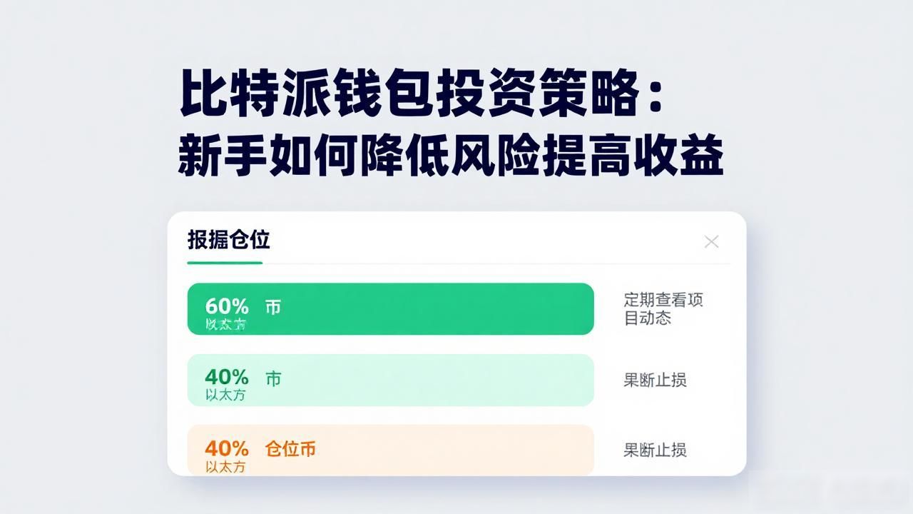 比特派钱包资金分配方法_如何在下载比特派钱包后制定良好的投资策略,以减少投资风险并增加潜在收益?_比特派钱包管理数字资产策略
